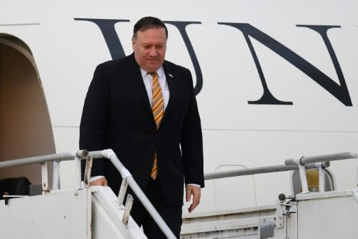 The move came as US Secretary of State Mike Pompeo touched down in Malaysia Thursday on the first leg of a regional tour