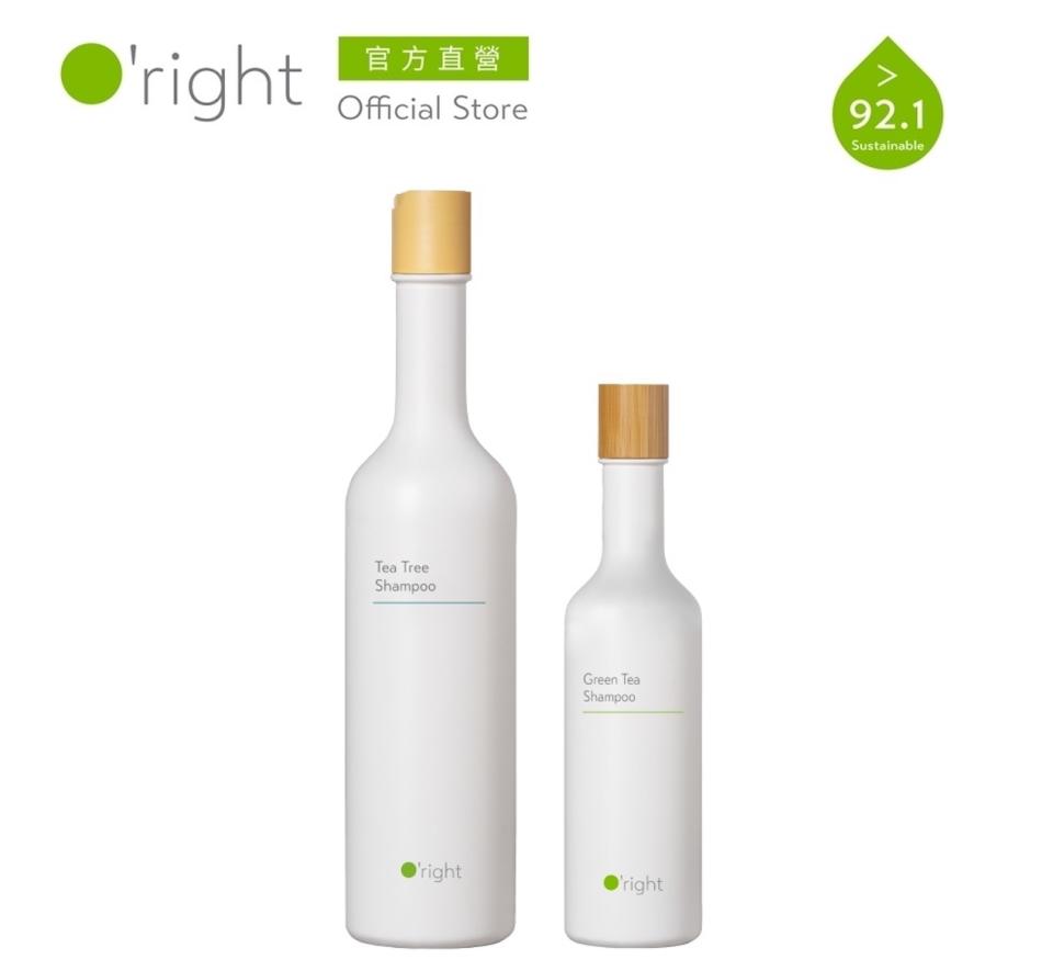 歐萊德必買推薦款��O'right 歐萊德 洗髮精400ml/純素、無麩質洗髮精，榮獲美國官方USDA永續認證，不含千種毒物、16類高風險物質。可根據髮質來選擇，比如洗軟髮適合桃花、枸杞，乾燥受損髮適合竹萃，易出油適合茶花控油，染燙髮選擇香檳玫瑰護色，一般髮質可選綠茶。