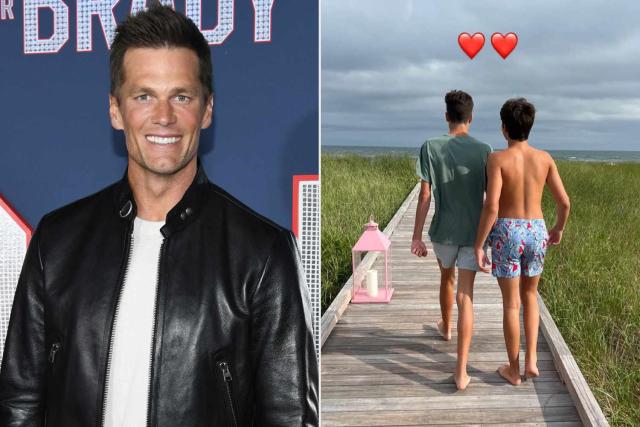 Tom Brady Enjoys Beach Vacation with All Three of His Kids — See