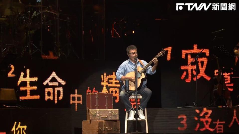 李宗盛演唱會飆唱金曲串燒。（圖／）