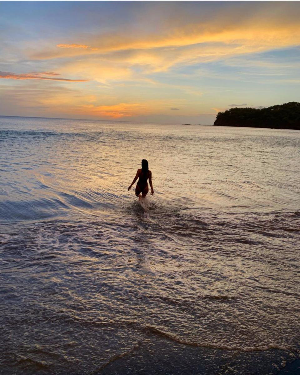 Some people believe Kourtney is sharing more bikini photos to get the attention of Travis Barker, who she's rumoured to be dating. Photo: Instagram/Kourtney Kardashian 