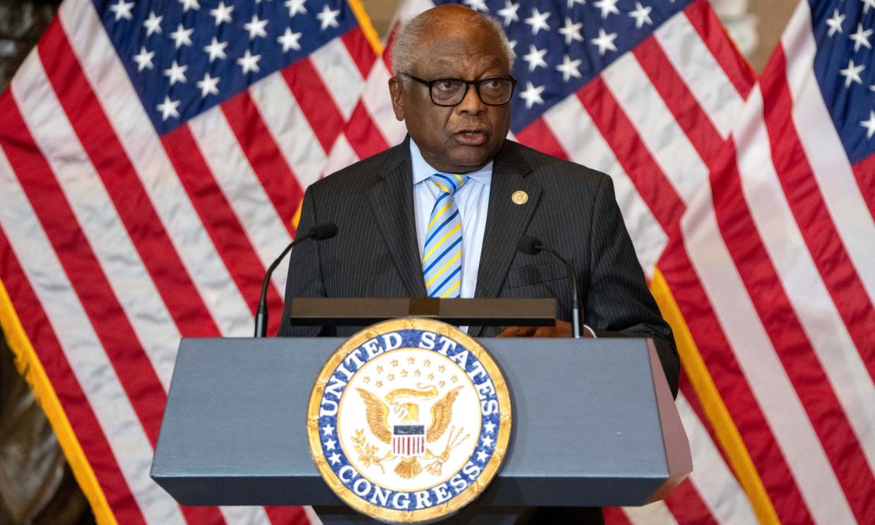 <span>James Clyburn, Democrat of South Carolina, accused Trump of ‘having an understanding of this country that I thought we left behind more than 100 years ago’.</span><span>Photograph: Mark Schiefelbein/AP</span>
