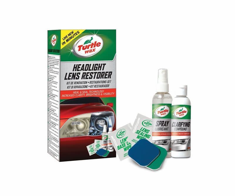 Turtle Wax Headlight Restorer Kit Lens Restoration Cleaner