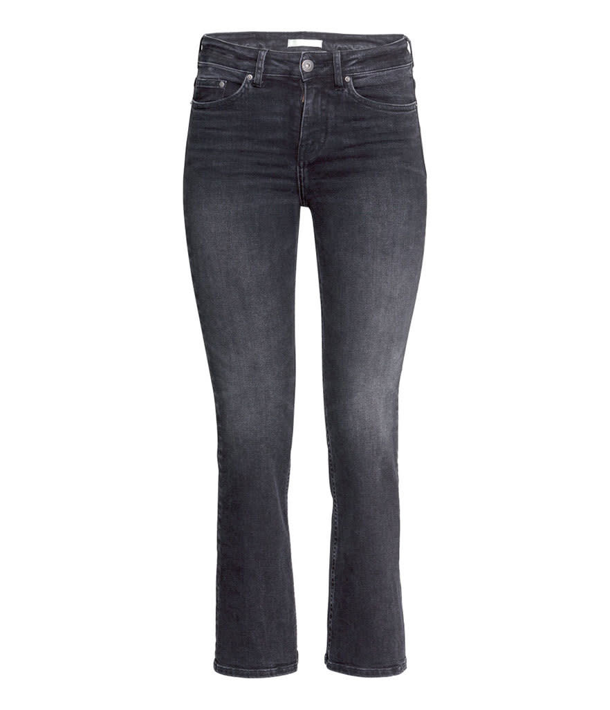 H&M Kick Flare Regular Jeans in Gray