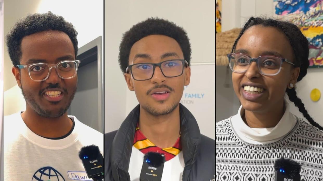 Three young adults on how the idea of being Black has changed for them. (Elise Stolte/CBC - image credit)