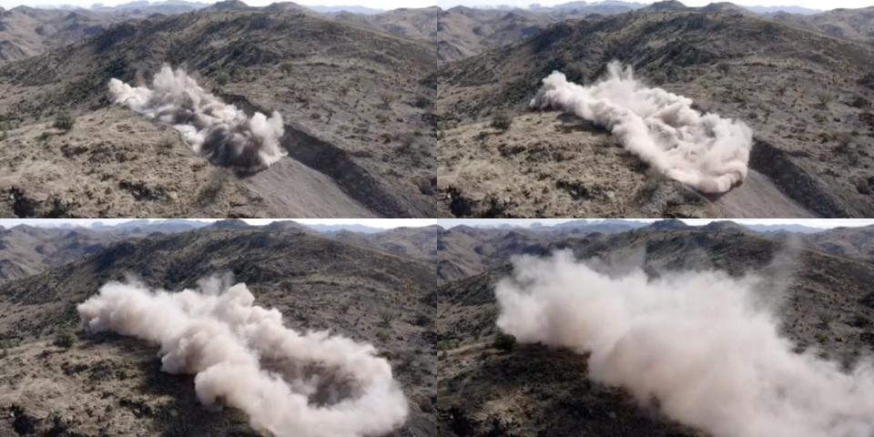 blasting_composite Guadalupe Canyon, Arizona trump border wall blasting