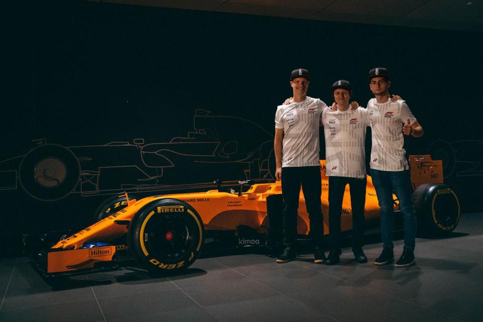 The current McLaren esports team (McLaren)