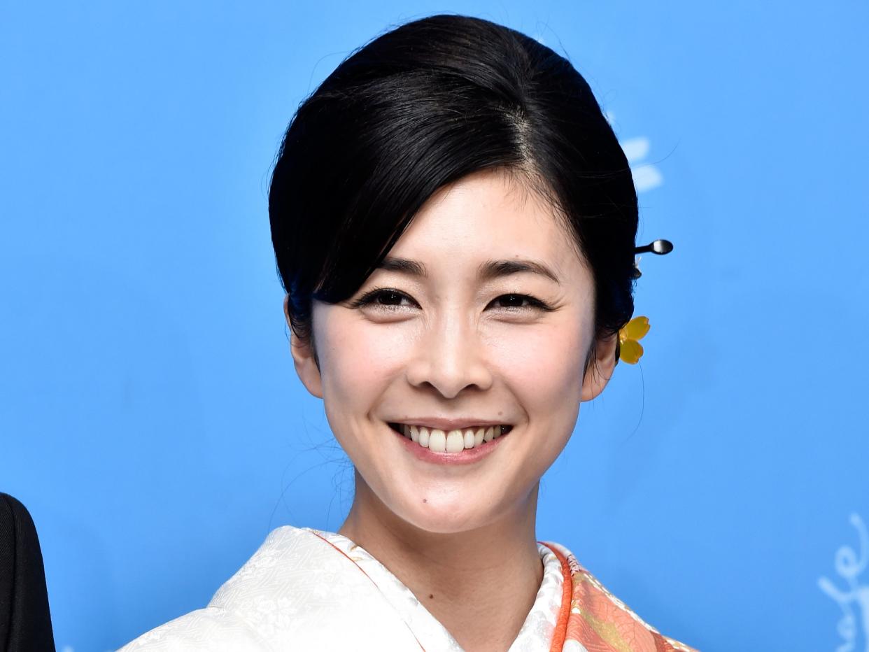 Takeuchi attends the 'Creepy' photo call at the Berlinale International Film Festival in 2016 (Getty Images)