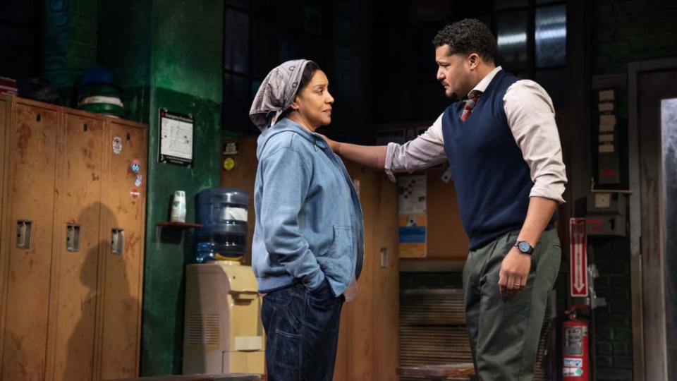 <div class="inline-image__caption"><p>Phylicia Rashad (Faye) and Brandon J. Dirden (Reggie) in “Skeleton Crew.”</p></div> <div class="inline-image__credit">Matthew Murphy</div>