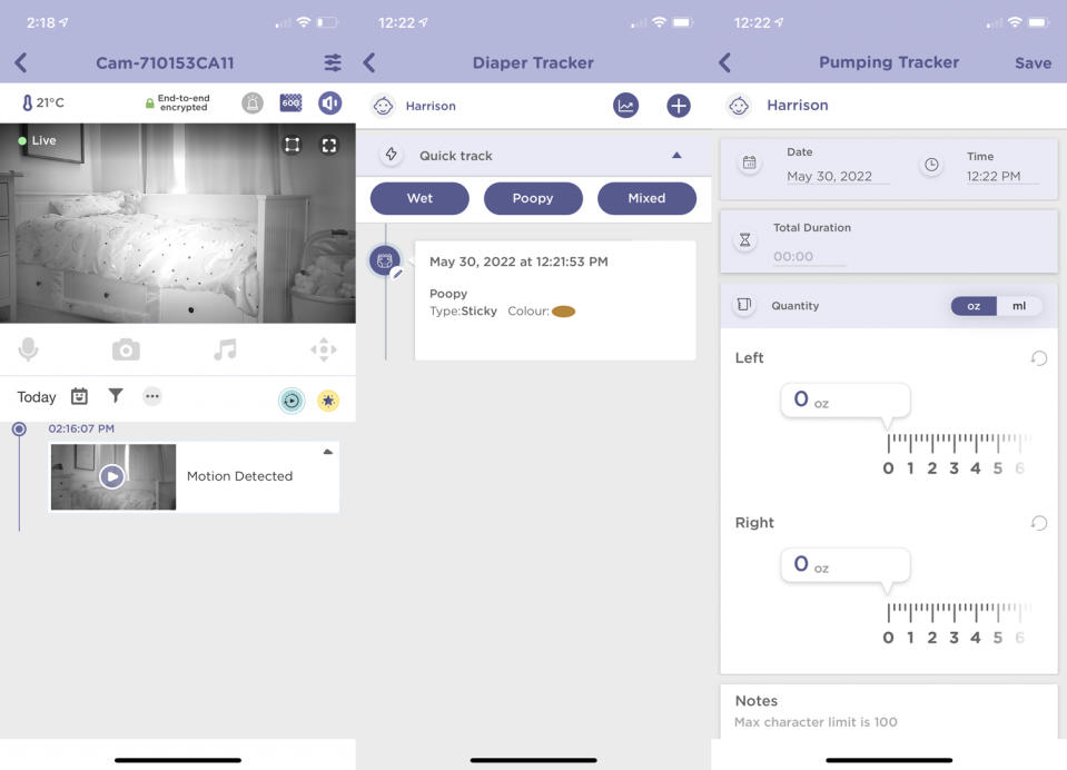 Hubble Connected App, WiFi Baby Monitors