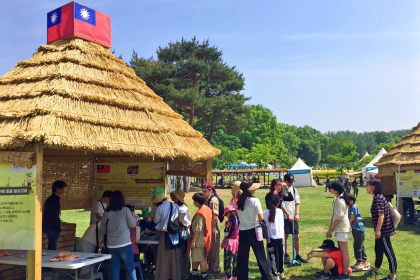 十三行博物館前進韓國漣川舊石器節 吸引各國民眾爭相排隊體驗