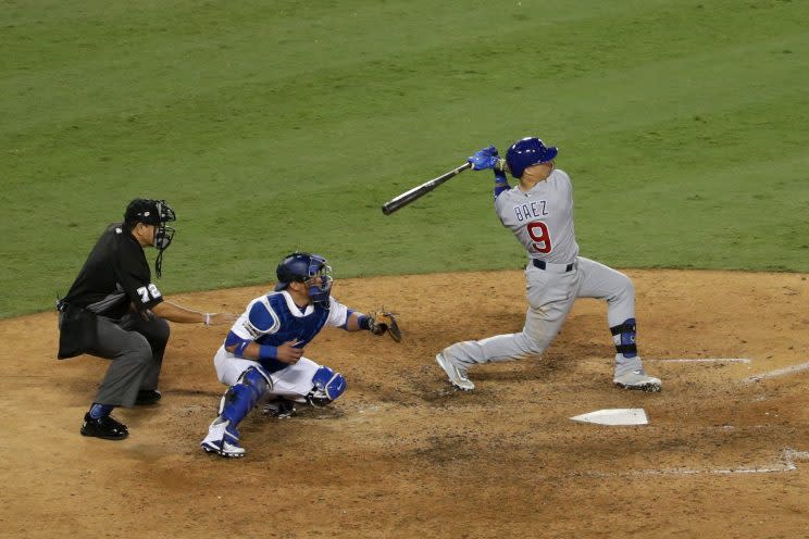 Javier Baez turned in yet another excellent game in October. (Getty Images/Jeff Gross)