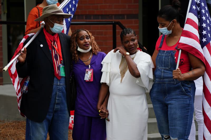 Funeral for Rayshard Brooks, the Black man shot dead by an Atlanta police officer, at Ebenezer Baptist Church in Atlanta