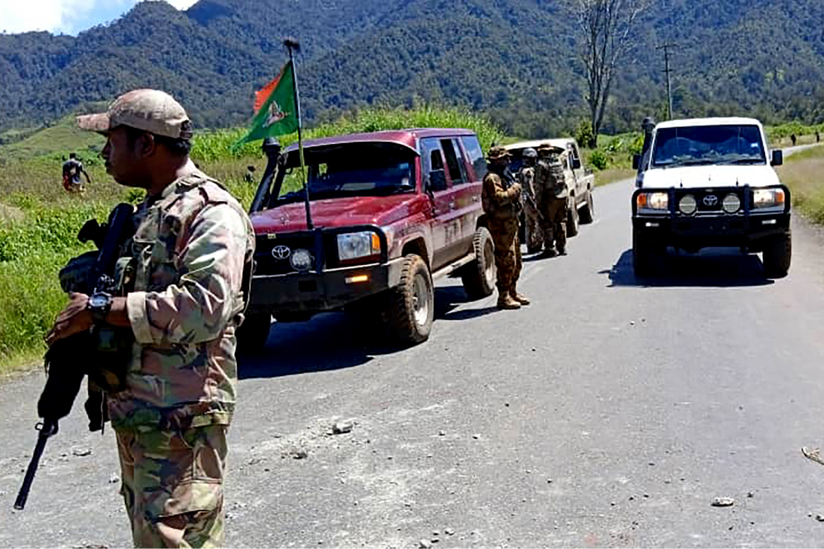 Picture released by the Royal Papua New Guinea Constabulary (ROYAL PAPAU NEW GUINEA CONSTABUL)