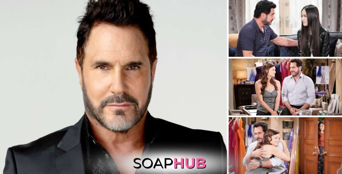 Bill's life has been a whirlwind of change, and Don Diamont is loving the drama.