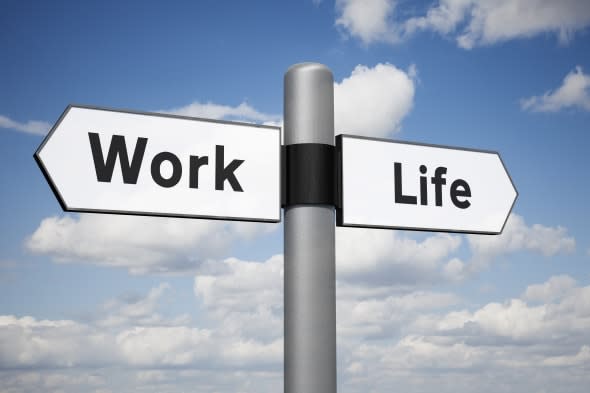 Work-life balance signpost