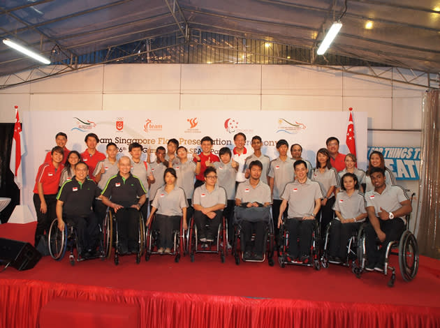 Team Singapore Flag Presentation Ceremony