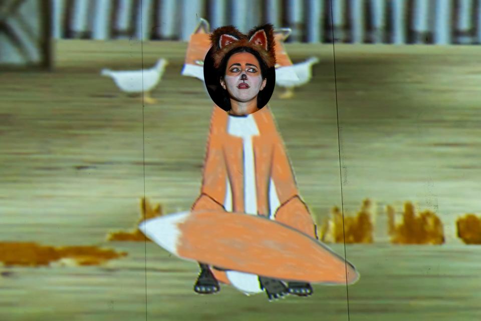 Mané Galoyan in Detroit Opera's "The Cunning Little Vixen," running through May 19, 2024.