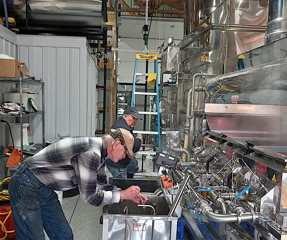 Bonz Beach Farms in Onaway has about 4,300 taps for making maple syrup.