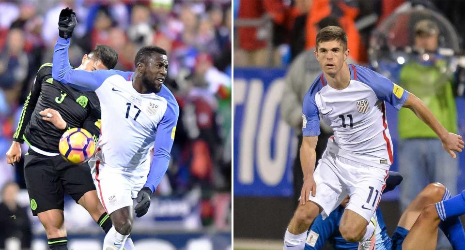 Jozy Altidore and Christian Pulisic