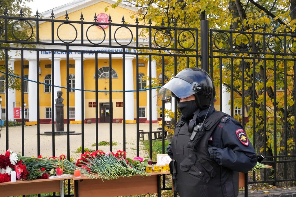 Russia University Shooting (Copyright 2021 The Associated Press. All rights reserved)