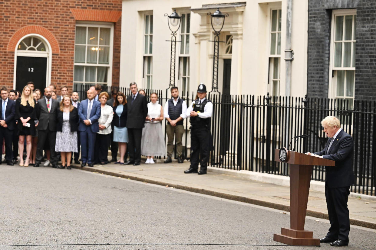 Image: Conservative Leader And Prime Minister Boris Johnson Resigns From Office (Leon Neal / Getty Images)