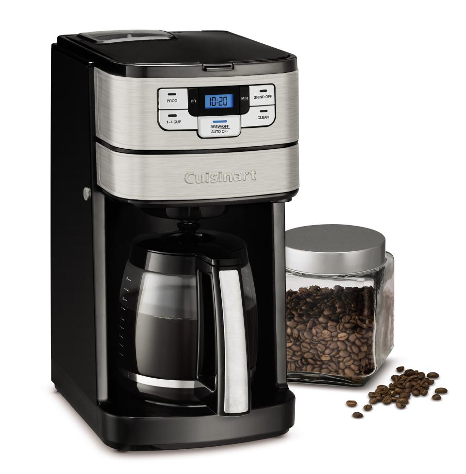 1) Cuisinart Automatic Grind and Brew Coffeemaker