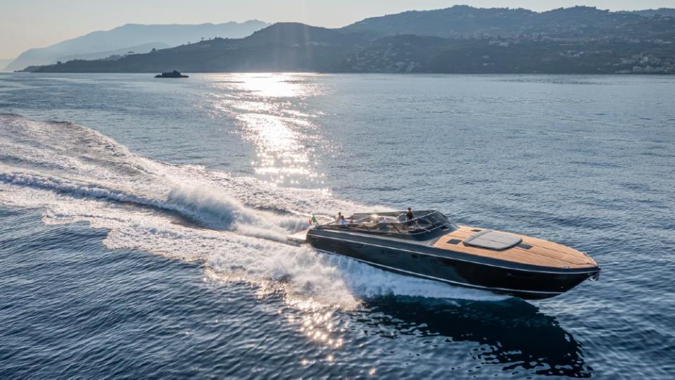 The Itama 62RS cruiser is a complete redesign but built on the same proven hull. It's a fast luxury cruiser. 