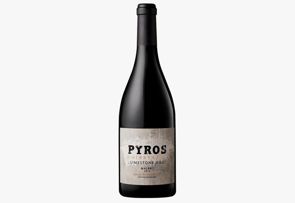 Pyros Limestone Hill 2018 Malbec Pedernal Valley