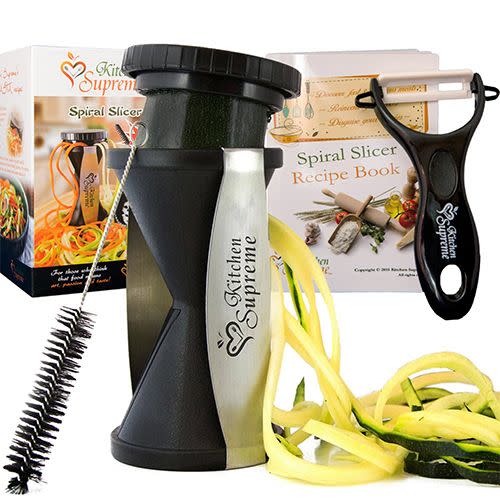 Kitchen Supreme Spiral Slicer Spiralizer Complete Bundle