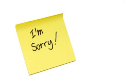 <div class="caption-credit"> Photo by: iStockphoto</div><b>Say You're Sorry <br></b> Stop waiting for your spouse to apologize first. Time is fleeting. Life is short. Don't miss out on a chance to enjoy one another because you are busy being mad and waiting on an apology.