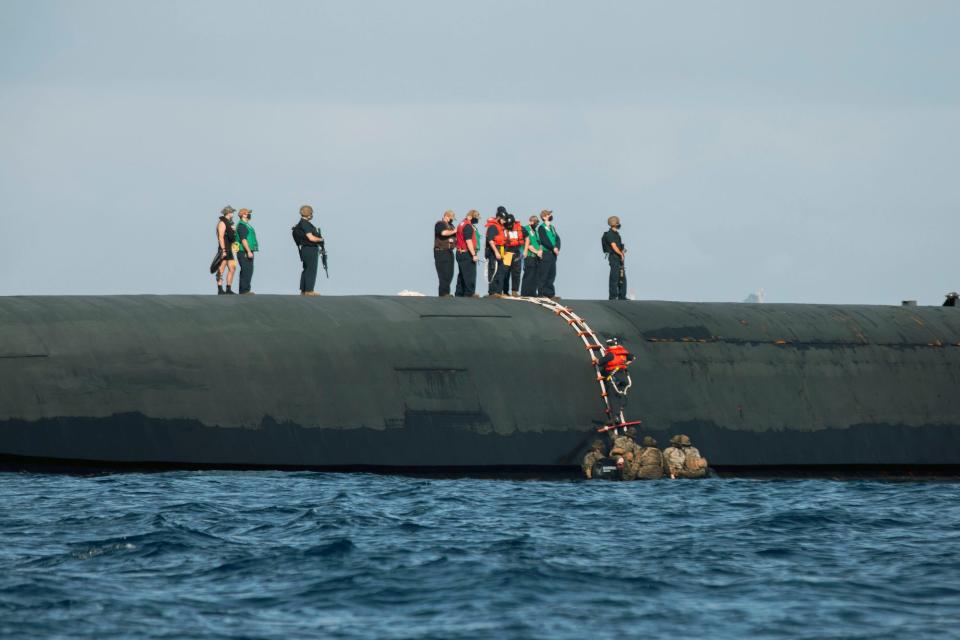 Marine Corps boats Navy submarine Ohio