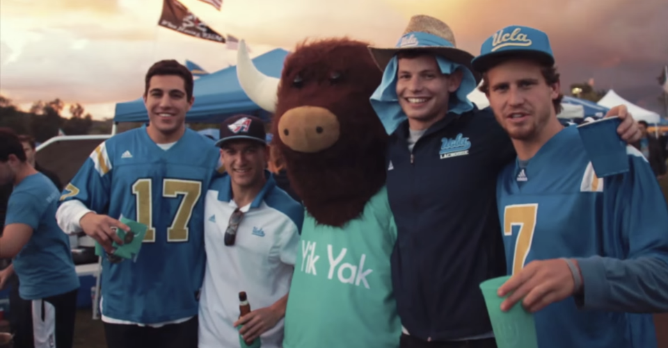 yik yak college marketing tour mascot students