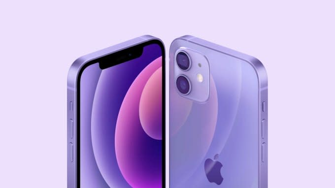 purple iphone