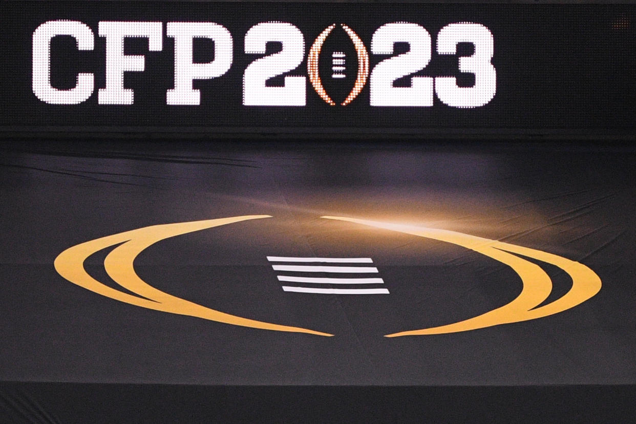 The College Football Playoff will expand to 12 teams starting next season. (Brian Rothmuller/Icon Sportswire via Getty Images)