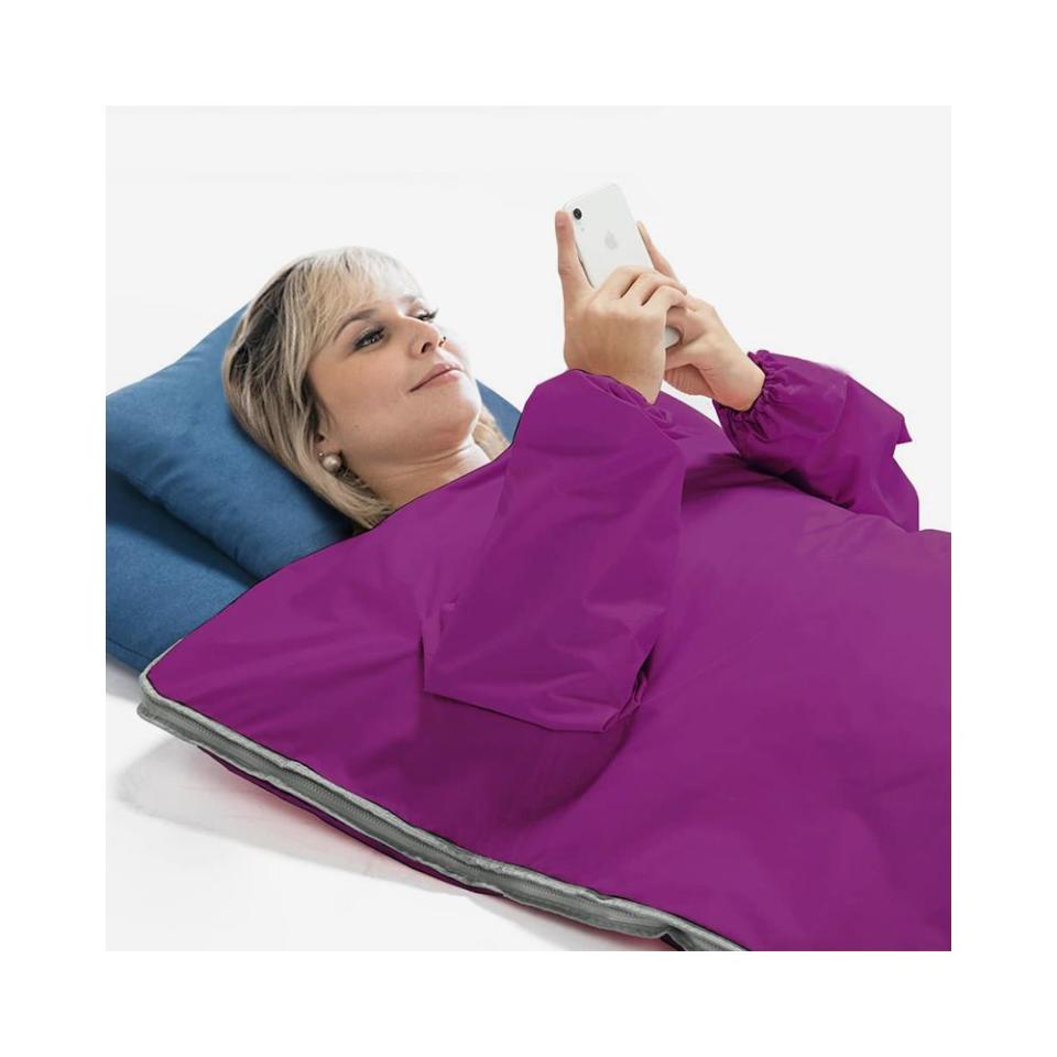 <p><a href="https://www.amazon.com/Surnuo-Sauna-Blanket-Detox-Professional/dp/B09F92QZF4/ref=sr_1_5?tag=syn-yahoo-20&ascsubtag=%5Bartid%7C10051.g.44841260%5Bsrc%7Cyahoo-us" rel="nofollow noopener" target="_blank" data-ylk="slk:Shop Now;elm:context_link;itc:0;sec:content-canvas" class="link ">Shop Now</a></p><p>Infrared Sauna Blanket</p><p>Amazon</p><p>$160.00</p><span class="copyright">Amazon</span>