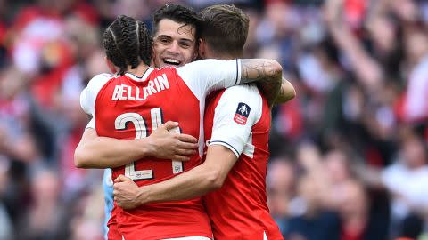 Granit Xhaka Arsenal FA Cup