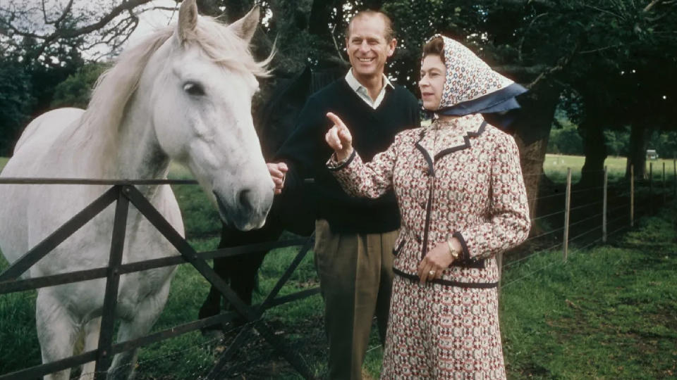 Queen Elizabeth and Prince Philip at Balmoral