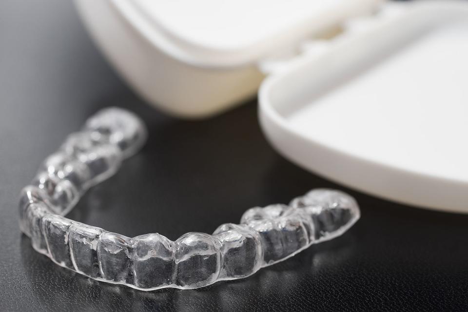 <p>Getty Images</p> A dental mouth guard