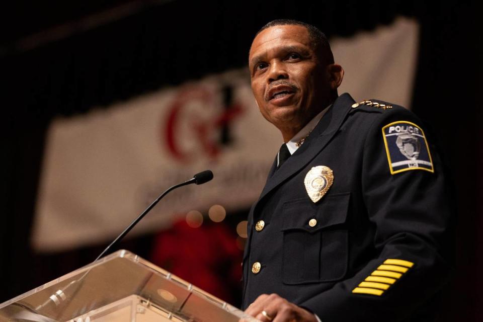 Charlotte-Mecklenburg Police Chief Johnny Jennings.