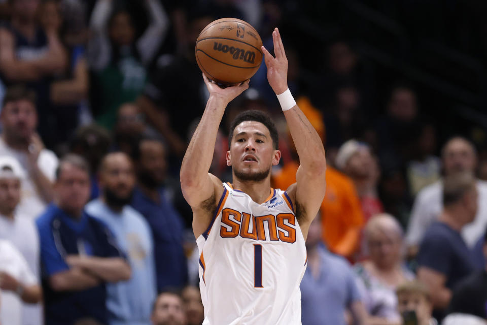 鳳凰城太陽Devin Booker。(Photo by Ron Jenkins/Getty Images)