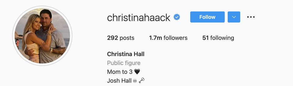 (Screenshot: Christina Haack via Instagram)