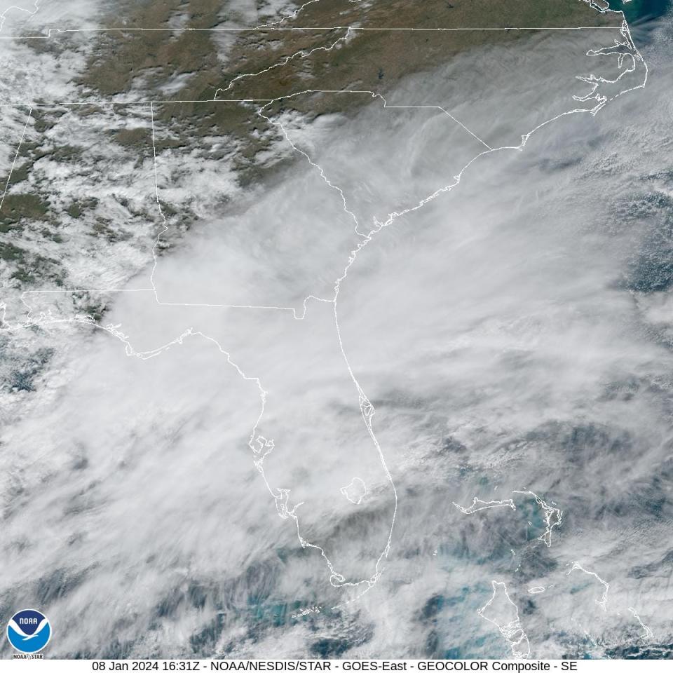 A cold front was forecast to sweep across the East Central Florida region and bring with it storms, high wind speeds and an increased risk of tornadoes, a meteorologist said.