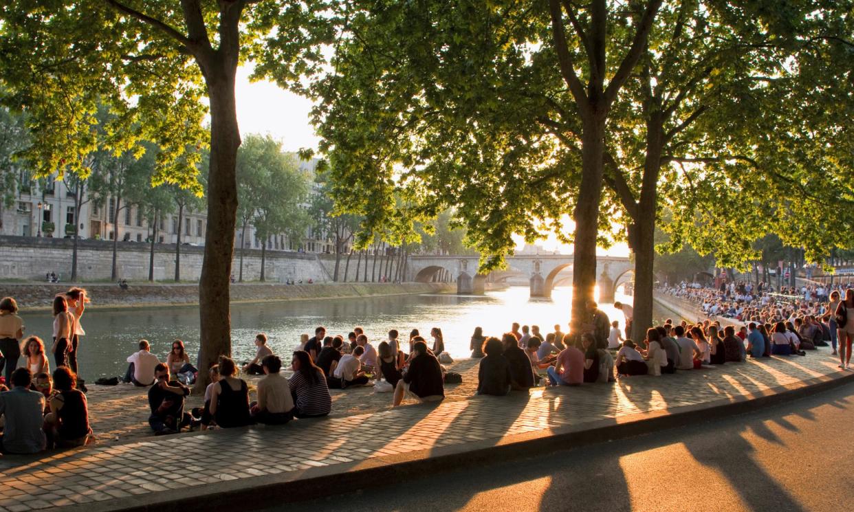 <span>The romance of the River Seine, Port des Célestins.</span><span>Photograph: Jacques Loic/Getty Images/Photononstop RF</span>