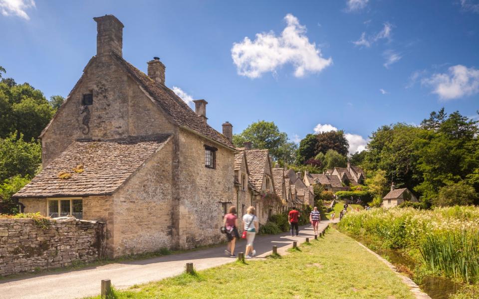 Built in 1380, the picturesque Arlington Row cottages were originally built as a monastic wool store. - Stone RF
