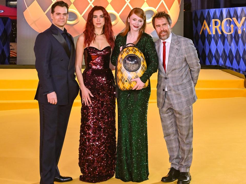 Henry Cavill, Dua Lipa, Bryce Dallas Howard and Sam Rockwell attend the Global Premiere of the Apple Original Film.