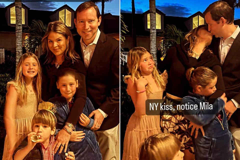 <p>Jenna Bush Hager/ Instagram</p> Jenna Bush Hager posts family shots on Instagram for New Year