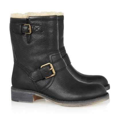 Shearling lined leather boots by Marc by Marc Jacobs