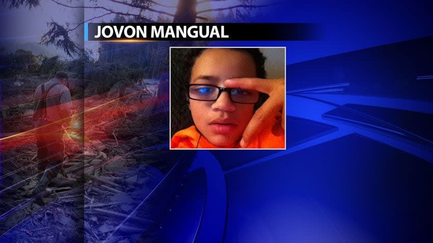Jovon Mangual, 13, is a member of the Spillers family.  He was identified on April 3.