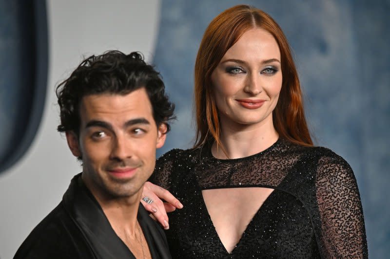 Sophie Turner (R) shared a tribute and new photo with Joe Jonas on his 34th birthday. File Photo by Chris Chew/UPI